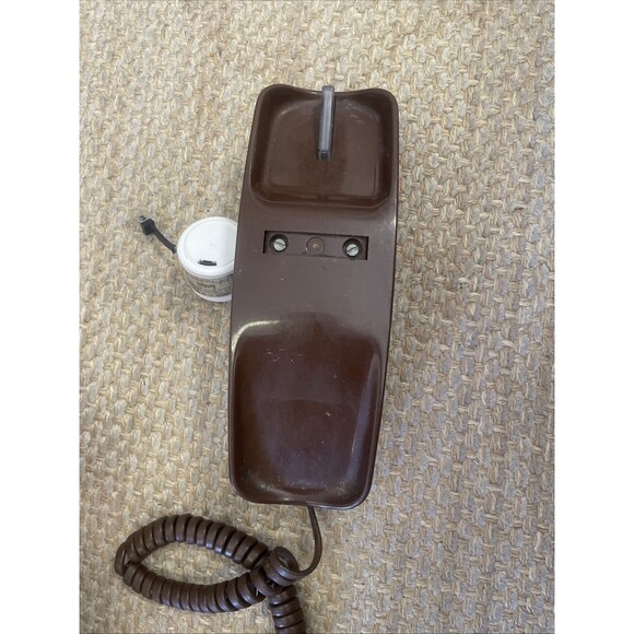 Vintage Western Electric Trimline Touch Tone  Telephone Brown Landline Phone - Picture 7 of 11